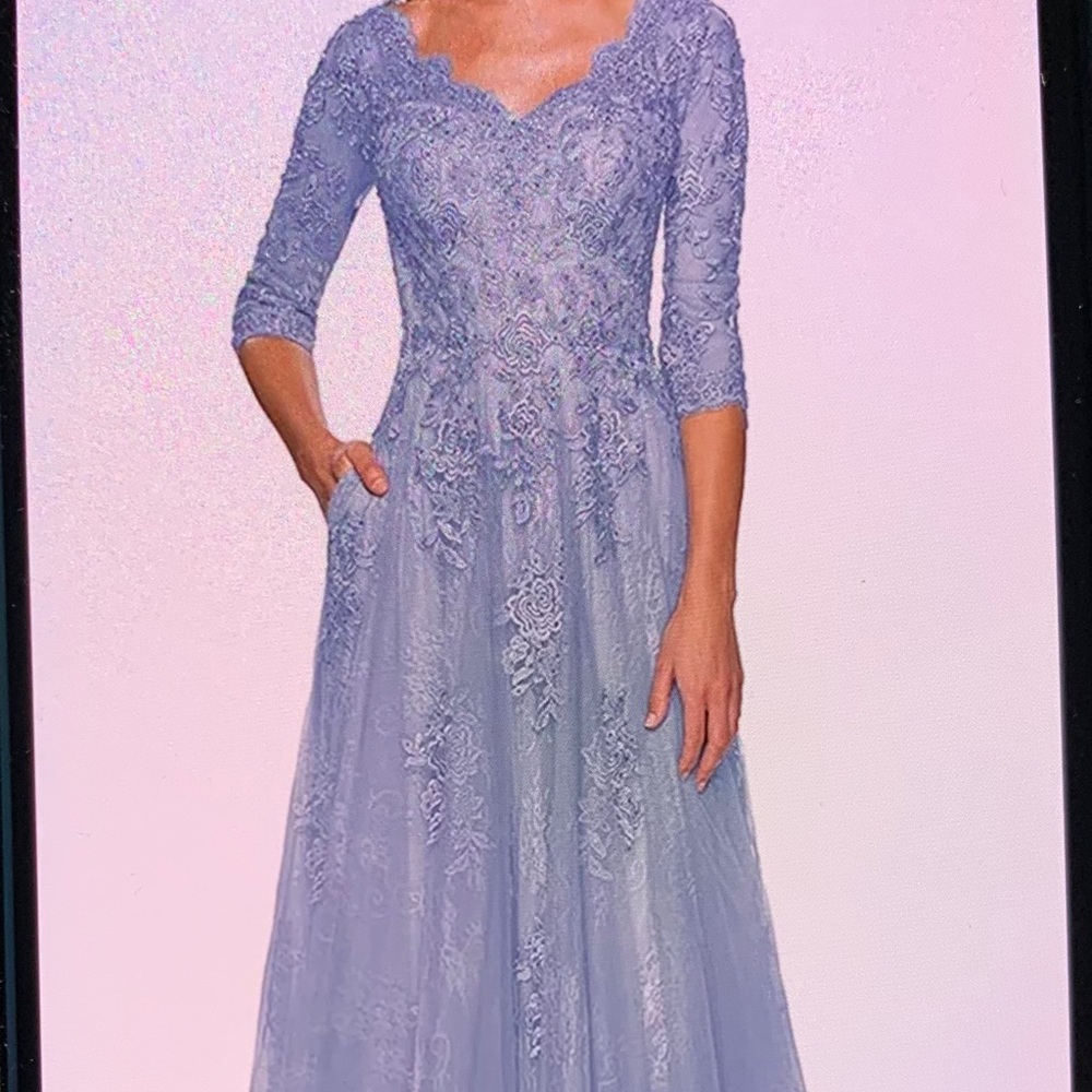 Wedding long Blue dress